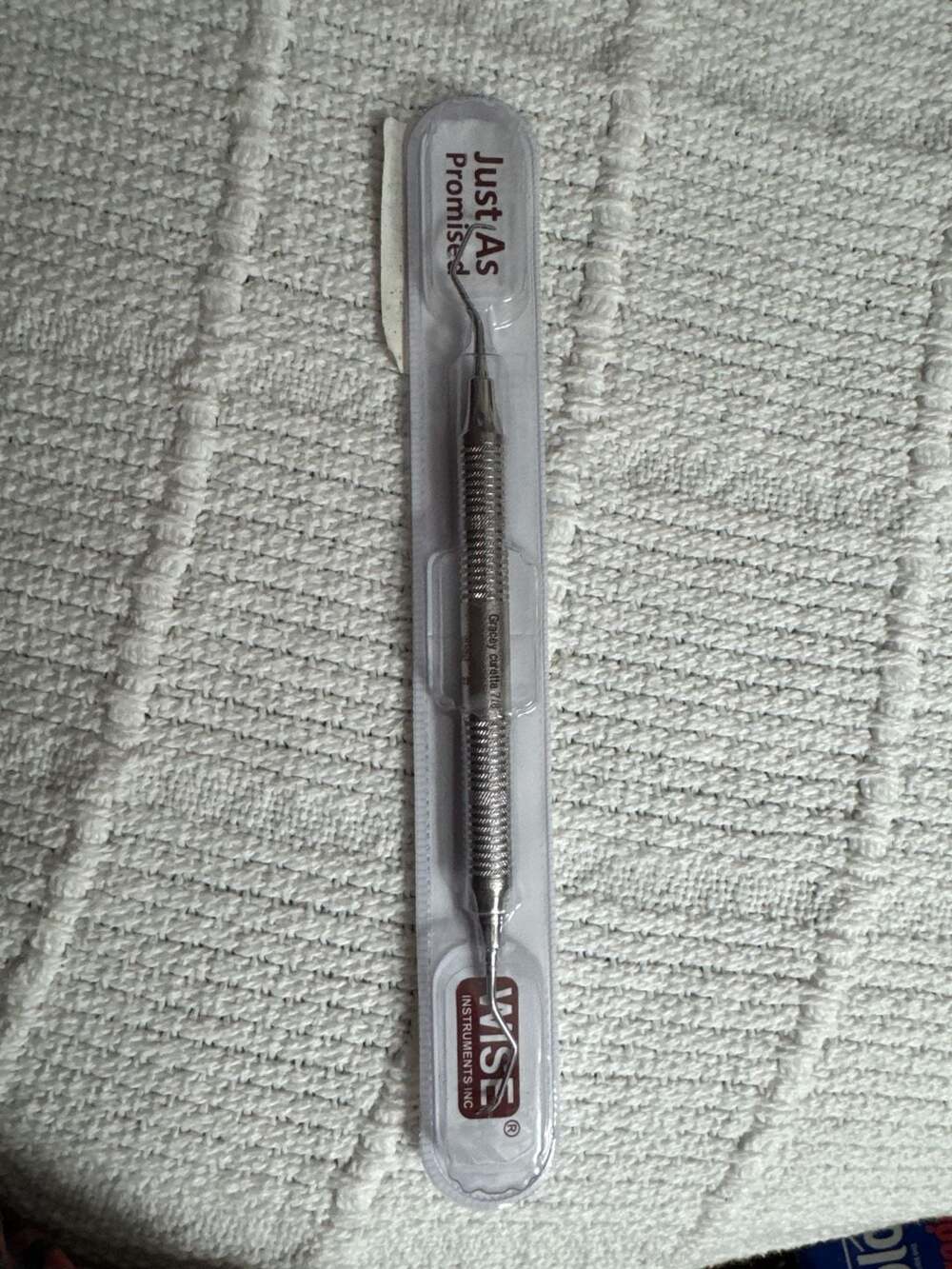 Wise Instruments Periodontal Gracey Curette 7/8 Double Ended Dental Scaler